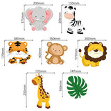 Jungle Animal Party Decorations - Centerpiece Sticks Animals Cutouts F
