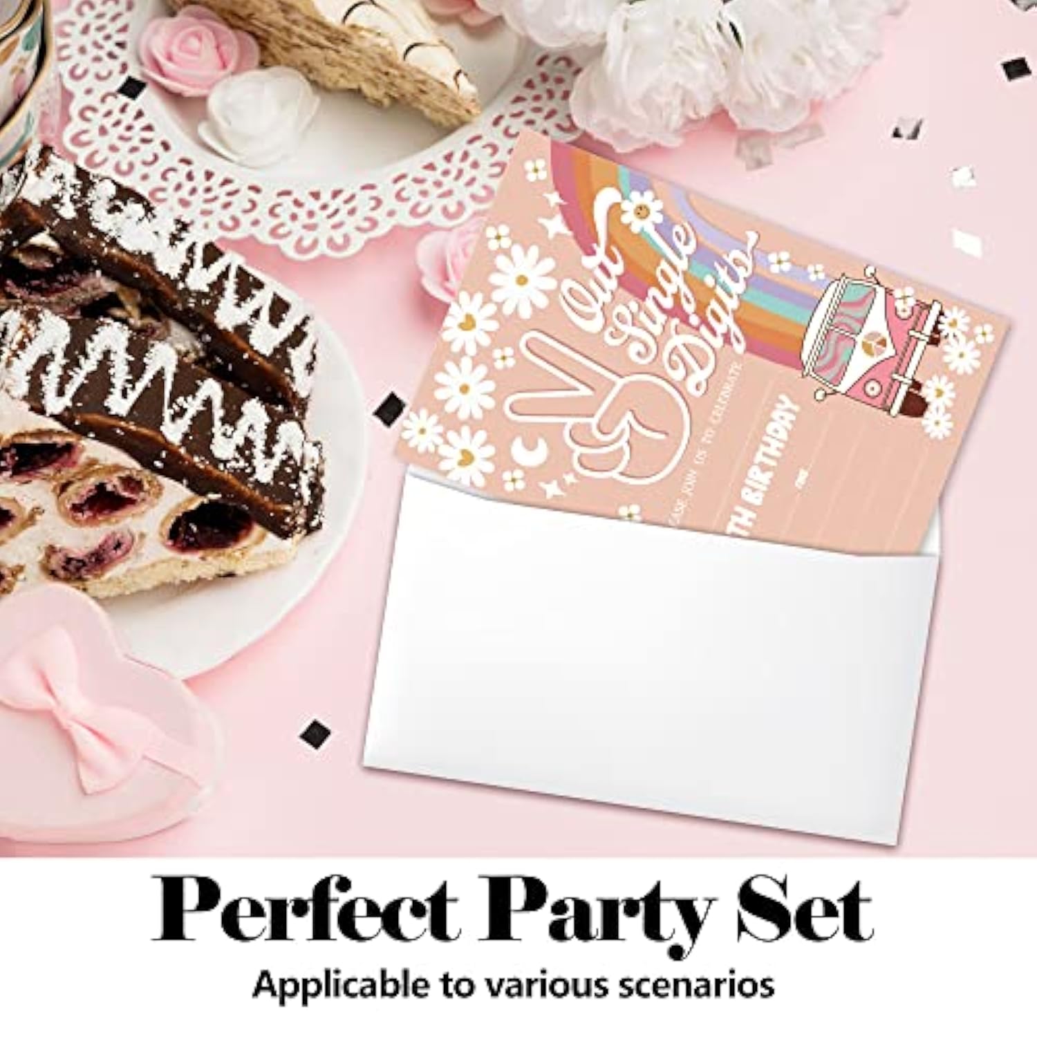 10Th Birthday Fill-In Invitations Cards With Envelopes (20 Count)?Out Single Digits 10Th Birthday Party Supplies Decorations, Birthday Invites For Boys/Girls - A43