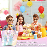Unicorn Birthday Invitations For Boys Girls, Rainbow Birthday Party Supplies And Decoration, 20 Cards With 20 Envelopes -A04