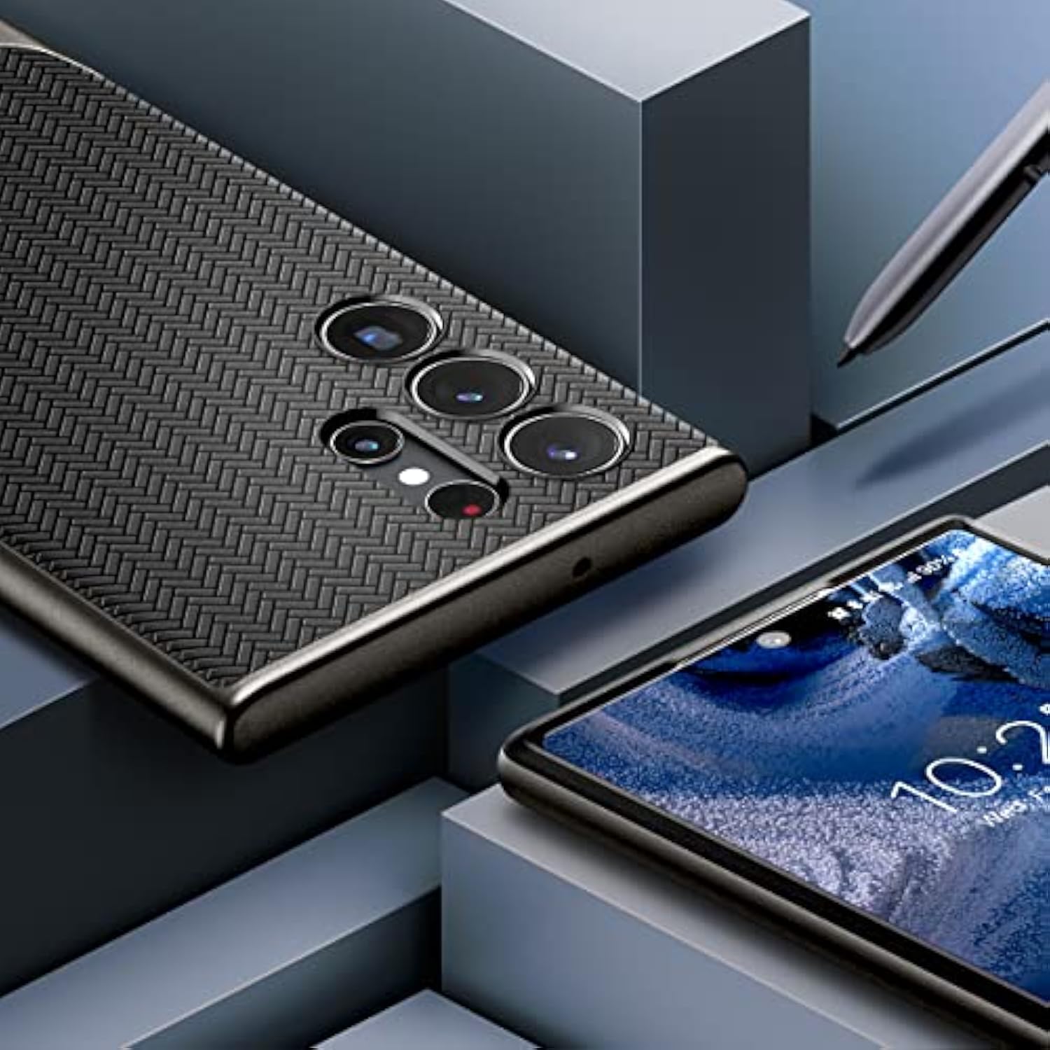 Spigen Neo Hybrid Designed for Galaxy S23 Ultra Case (2023) [Military-Grade Protection] - Gunmetal