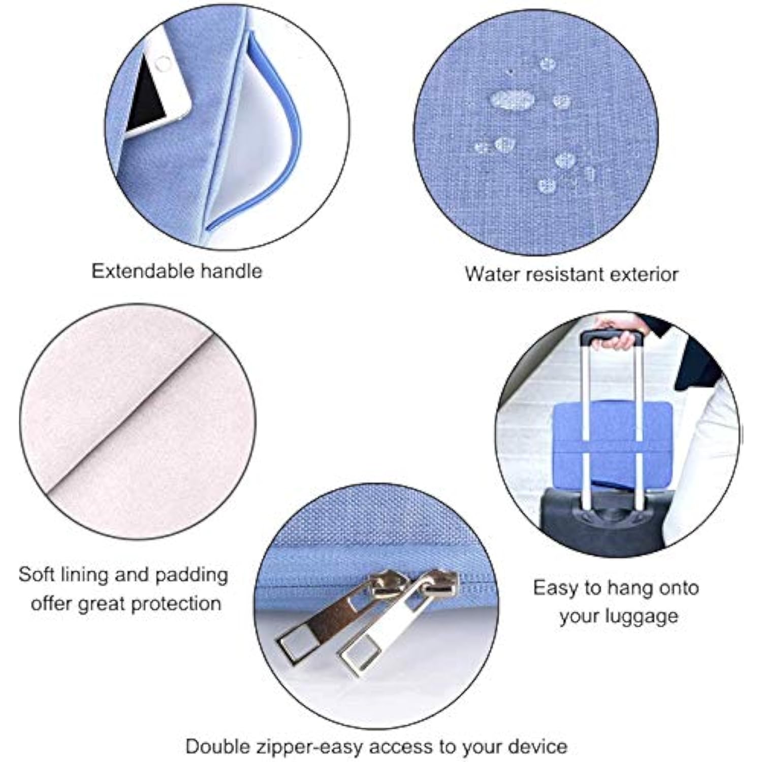 For Macbook Air 13 Inch Case 2020 2019 2018 Release A2337 M1 A2179 A1932 Bundle, Plastic Hard Case Shell, Sleeve Bag, Screen Protector, Keyboard Cover And Dust Plug - Gradient