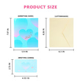 Valentines Pop-Up Love Tree Card, 3D Pop-Up Greeting Cards, For Valentine'S Day, Mothers Day, Fathers Day, Birthday, Anniversary, Graduation, Wedding, Size 7.87’‘ X 5.9’‘