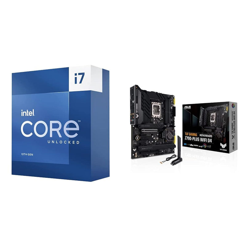 Intel Core i7-13700K Desktop Processor & ASUS TUF Gaming Z790-Plus WiFi D4 LGA