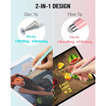 Stylus Pens For Touch Screens, 2 In 1 High Precision Universal Stylus Pen For Ipad Compatible With Apple, Iphone, Ipad, Android, Microsoft Tablets, Phones, 3 Pack-Blue, Pink, Purple