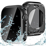 Privacy Waterproof Case Compatible For Apple Watch Screen Protector 46Mm 42Mm 45Mm 44Mm 41Mm 40Mm Ultra 2 49Mm Se Series 10 9 8 7 6 5 4, Anti Spy Face Cover Back Bumper For Iwatch Accessories