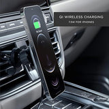 Satechi Magnetic Wireless Car Charger (Qi Wireless Charging) 7.5W Air Vent Mount - Compatible with iPhone 16 Pro Max/16 Pro/16/16 Plus, iPhone 15 Pro Max/15 Pro/15/15 Plus and More