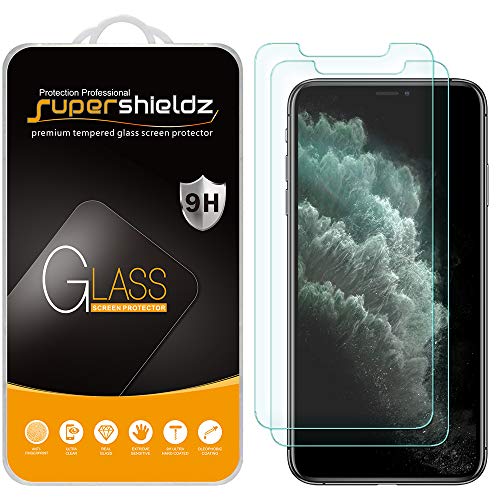 (2 Pack) Designed for Apple iPhone 11 Pro Max and iPhone XS Max (6.5 inch) Tempered Glass Screen Protector, Anti Scratch, Bubble Free