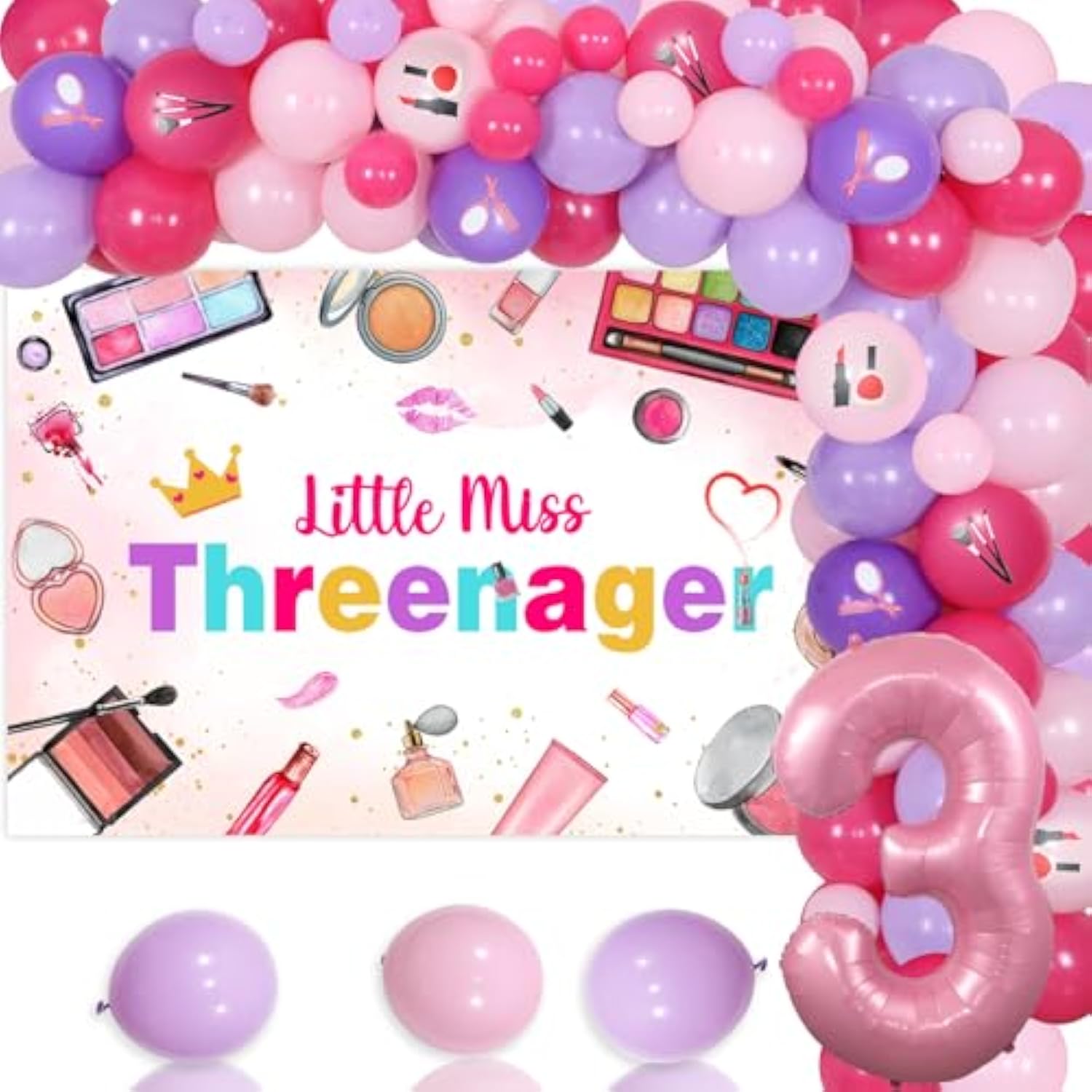 Little Miss Threenager Birthday Decorations, 3Rd Birthday Decorations