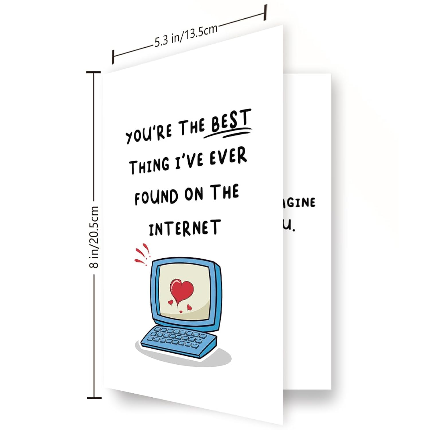 Funny Birthday Cards For Men Women | Sweet Anniversary & Valentines Day Decorations Gifts For Him Her