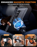 for Galaxy Z Fold 5 Case with Screen Protector [Fit for Magsafe] [Dual-Stand] [Hinge Protection] Shockproof Phone Cover for  Galaxy Z Fold5,