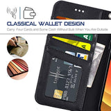Case For 12 / 12 Pro 6.1 Inch Wallet Case Flip Cover With Card Holder And Wrist Strap For 12 / 12 Pro 6.1 Inch - Black