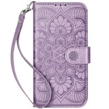 Wallet Case For Iphone 16,[Rfid Blocking] 3 Card Holder Stand With Credit Card Slot Pu Leather Magnetic Protective Flip Cover For Iphone 16 (Light Purple)