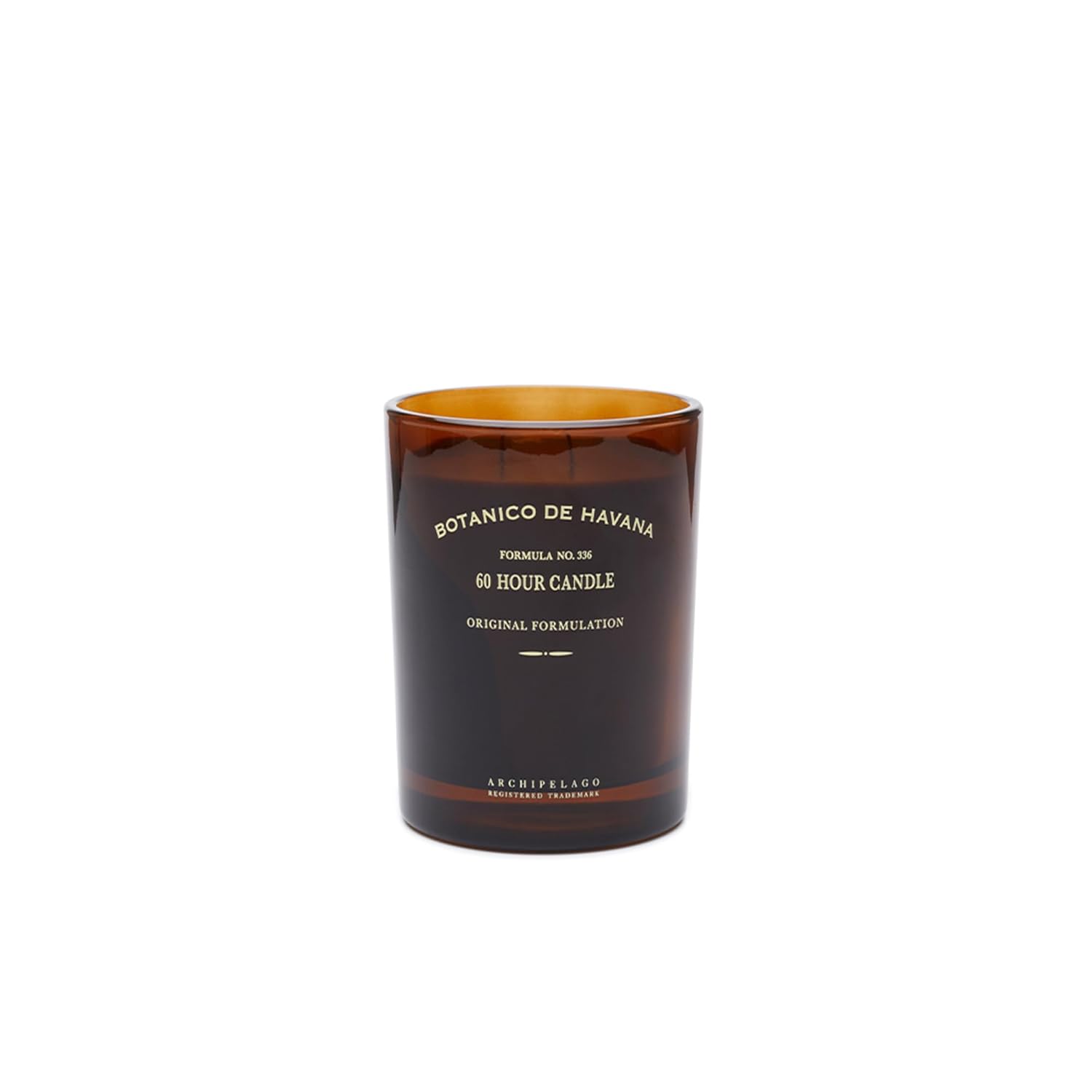 Archipelago Botanicals Botanico De Havana Glass Boxed Candle, Bergamot, Tobacco Flower and Ylang Ylang Scent, Lead-Free Candle Wicks, Burns Approx. 60 Hours (10 oz)