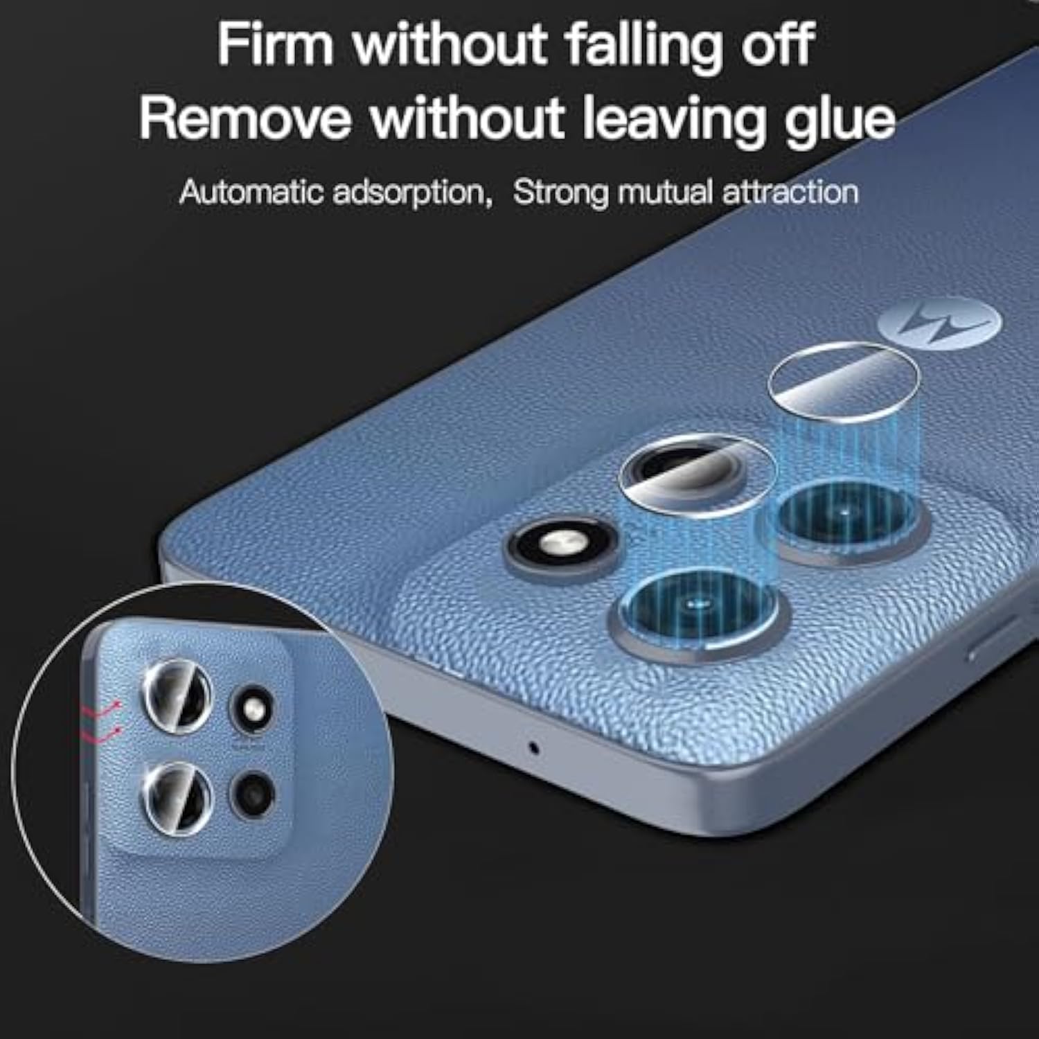 3-Pack Screen and Camera Lens Protector for Moto G 2025 9H Bubble-Free