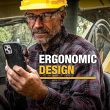 DEWALT Heavy Duty Strong Magnetic for iPhone 14 Pro Max Case Fits MagSafe, Drop Resistant Impact Protective Back Cover, Shockproof Slim Fit for iPhone 14 Pro Max Phone Case, Matte Black