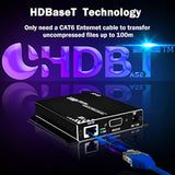 Hdbast Hdmi Extender Over Cat5E/6 Ethernet Up To 100M(328Fts), Uhd 4K 60Hz (4: