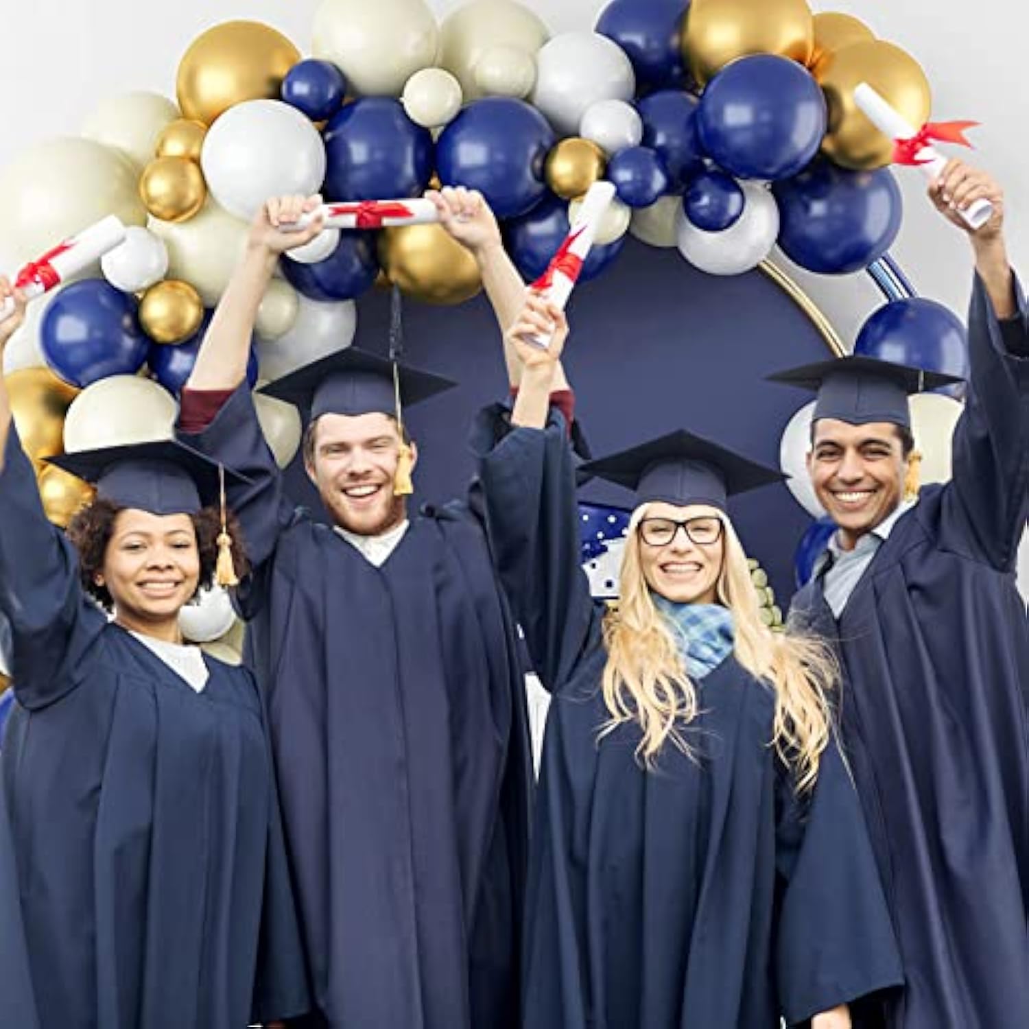 87Pcs Black Balloons Different Sizes 18 12 10 5 Inches For Garland Arch, Premium Black Latex Balloons For Birthday Party Graduation Wedding Decoration