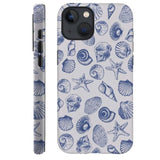 Case Compatible With For Iphone 14,Cute Blue Seashell Phone Case For Iphone 14 For Girl Women Boy Men