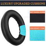 Professional Ear Pads Cushions Replacement For Bose Quietcomfort Qc2 Qc15 Qc35 Ae2 Ae2I Ae2W Soundlink/Soundtrue Around-Ear With Softer Protein Leather, Noise Isolation Memory Foam - Black Qc25