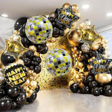 18 Inch Foil Happy New Year 2025 Balloons for Party Decorations