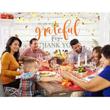 Fall Thank You Banner Thanksgiving Backdrop 70.8x43.3 in