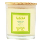 Fruits & Passion Scented Candle – Lime Zest & Cypress, Plant-Based Wax Candle In Recyclable Glass Vase, 35 Hour Burn Time, Clean-Burning Fragrance For Home, 7.7 Oz
