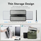 Laptop Lap Desk, Portable Lapdesk With Smooth Surface And Mouse Pad, Lightweight Bed Tray For Laptop Or Tablet, Ergonomic Lap Table For Home, Office, Travel, And Students