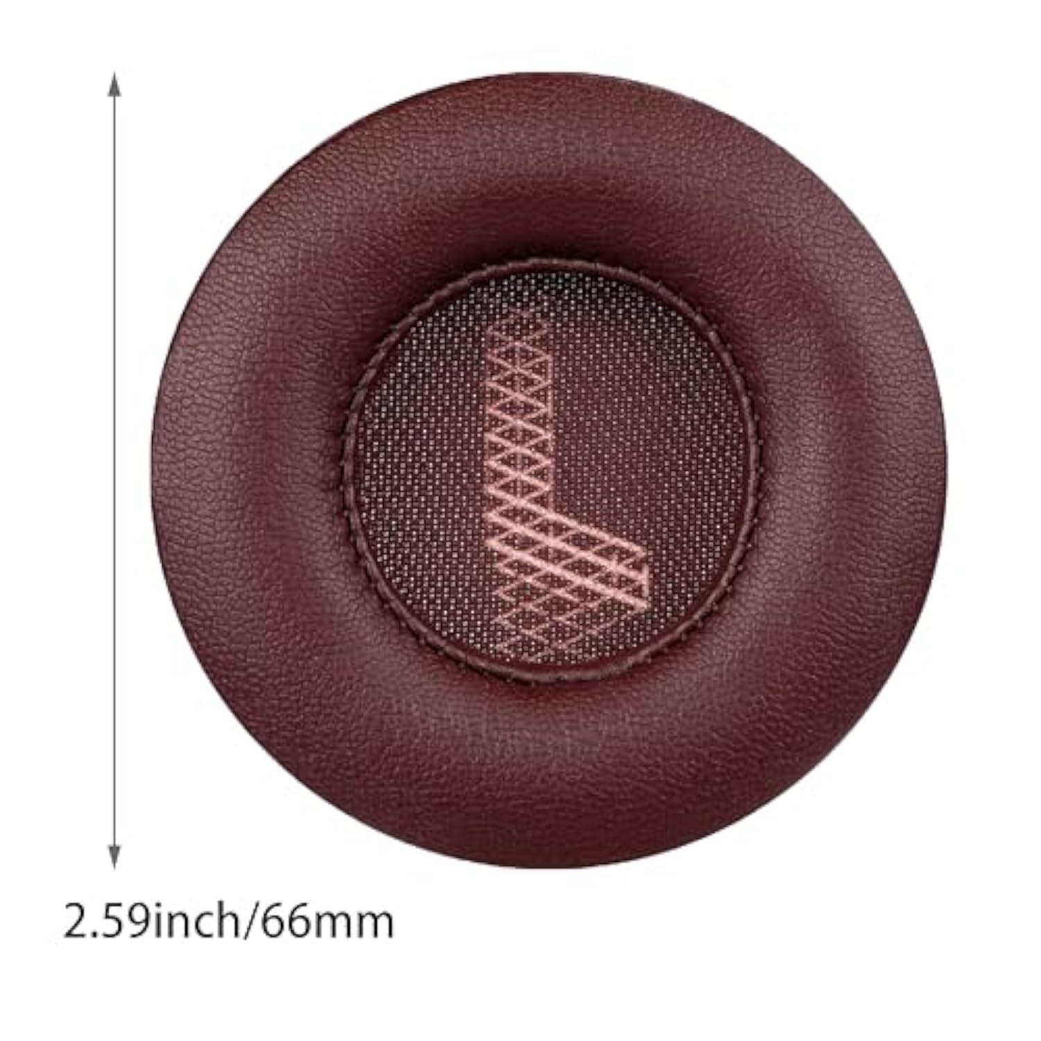 400Bt Replacement Ear Pads Compatible With Jbl Live 400Bt/Live 400Bt On-Ear Wireless Headphones, Replacement Ear Pads Made Of Protein Leather And Memory Foam (Red)