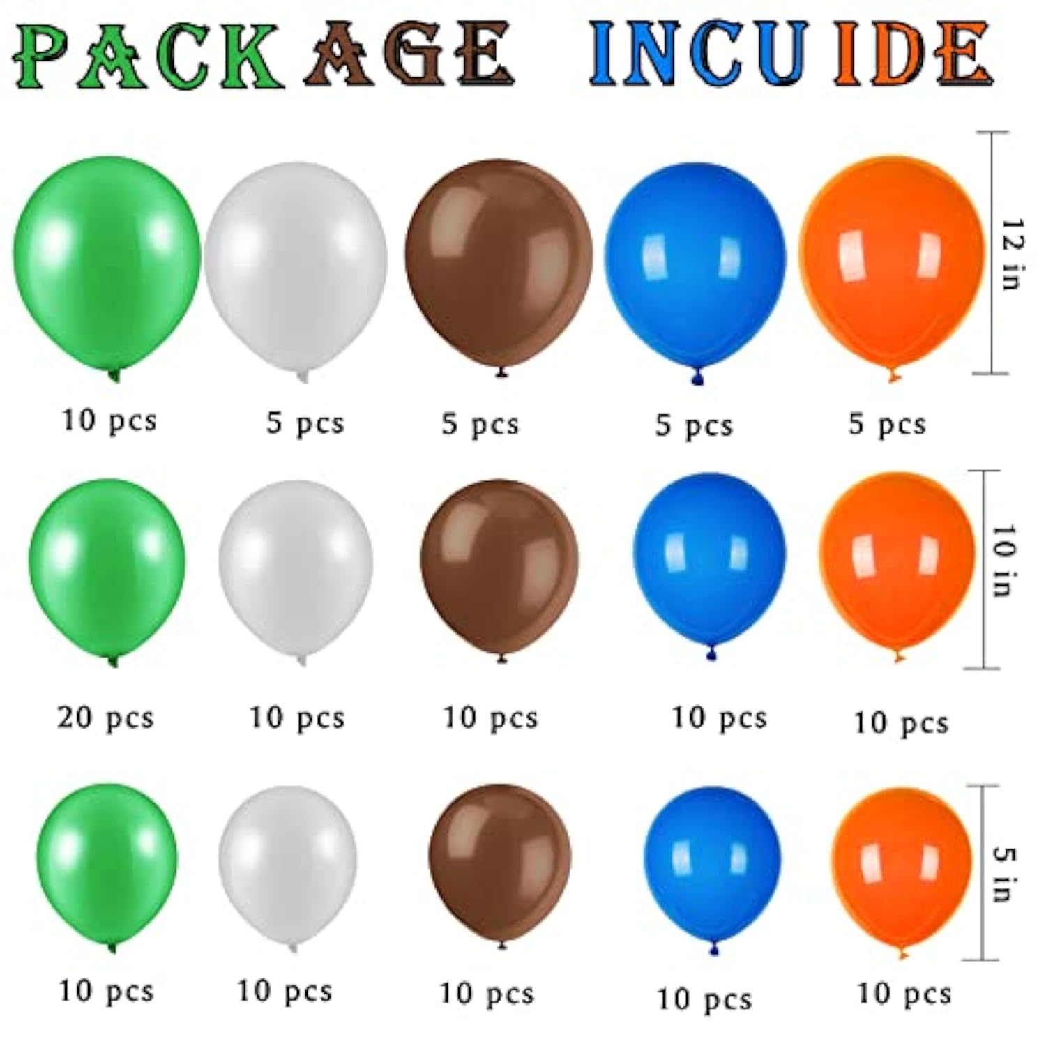 Sports Balloon Garland Kit: Baseball, Basketball, Soccer, Football Party Decor