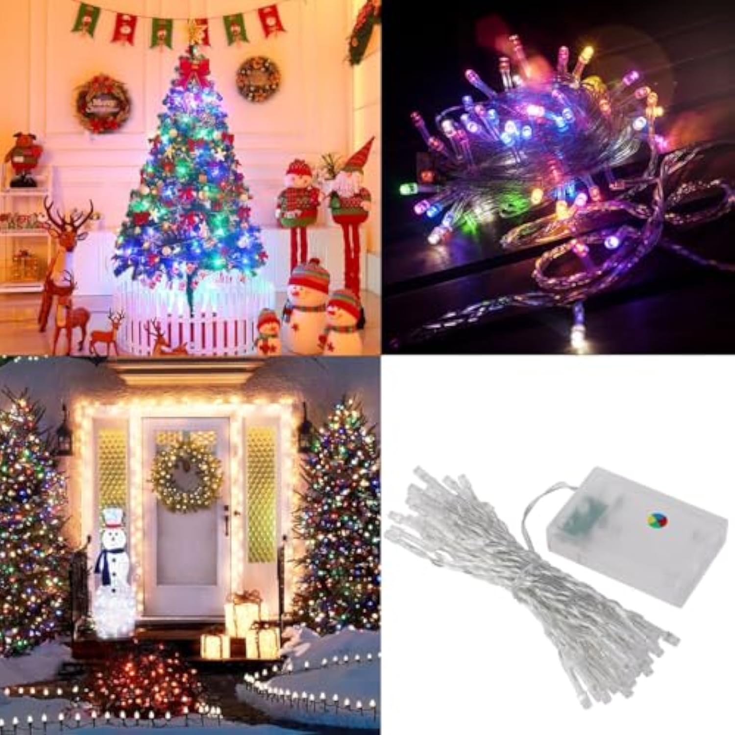 Battery Operated Christmas Lights, 40- Led Fairy Lights Golf Cart Christmas For Bedroom, S, Parties, Wedding, Centerpiec