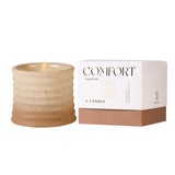 Luxury Scented Candle With Textured Ceramic Jar. Aromatherapy. Candle For Christmas, New Year, Housewarming. Birthday. Present For Women And Men. Aroma. Sandalwood (Sandalwood)