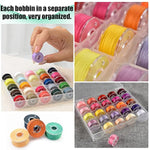 50 Pcs Bobbins, Plastic Bobbins For Sewing Machine, Sewing Bobbins With Bobbin Case, Bobbin For Sin-Ger/Bro-Ther, Bobbins For Singer Sewing Machine