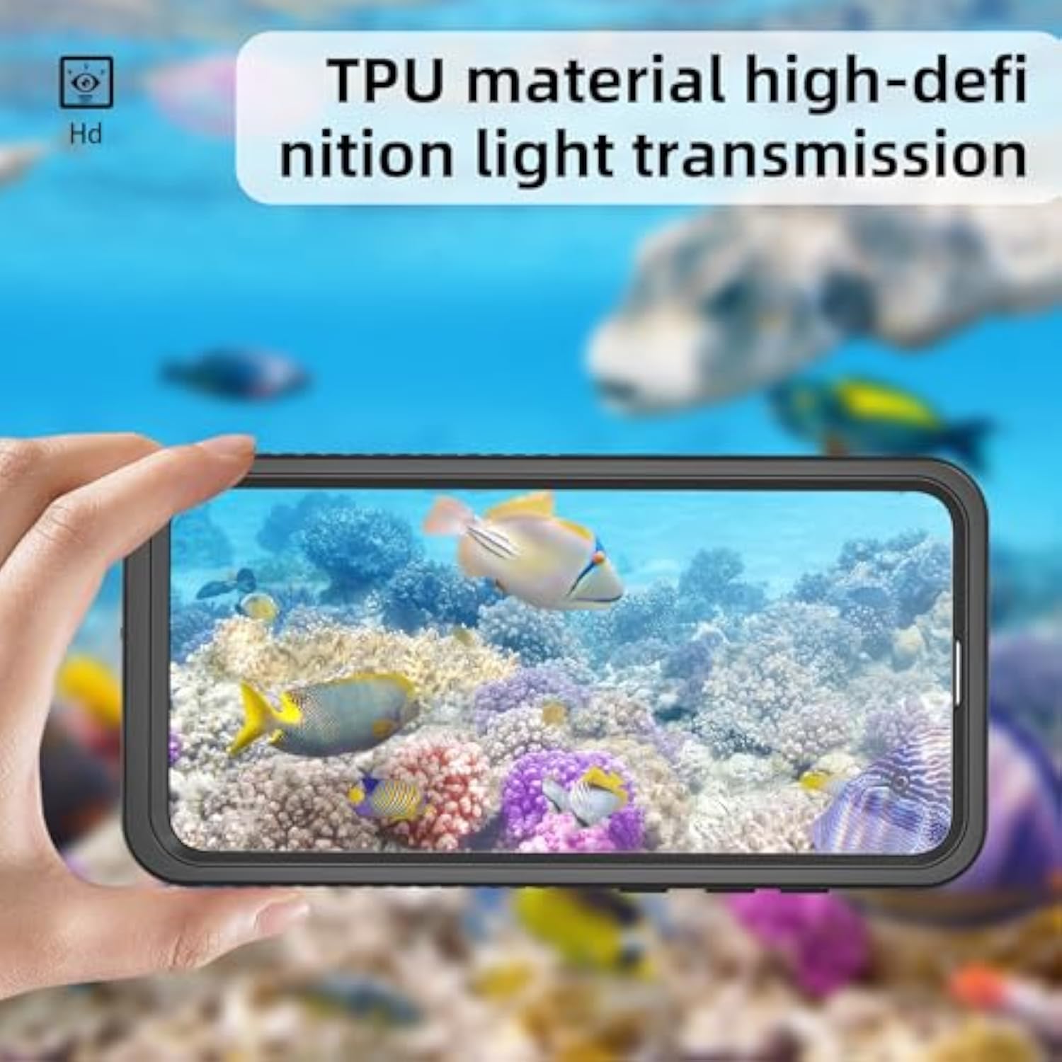 Waterproof Phone Case for Samsung Galaxy S25 FE 6.7 Inch Black