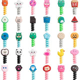 32 Pieces Colorful Cartoon Charger Cable Protectors Usb Charger Cable Saver Si