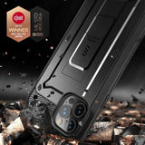 SUPCASE Unicorn Beetle Pro Series Case for iPhone 12 Pro Max (2020 Release) 6.7 Inch, Built-in Screen Protector Full-Body Rugged Holster Case(Black)