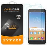 (2 Pack) Designed for Alcatel Tetra Tempered Glass Screen Protector, Anti Scratch, Bubble Free