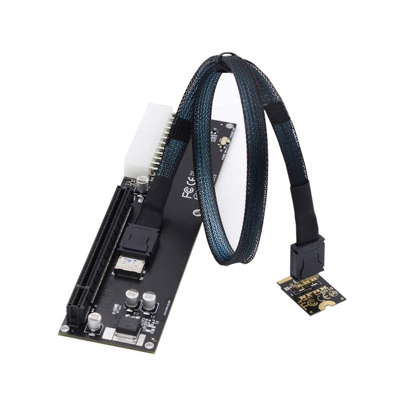 Oculink Sff-8612 To Pci-E 3.0 M.2 M-Key To Sff-8611 Host Adapter For Gpd Win M