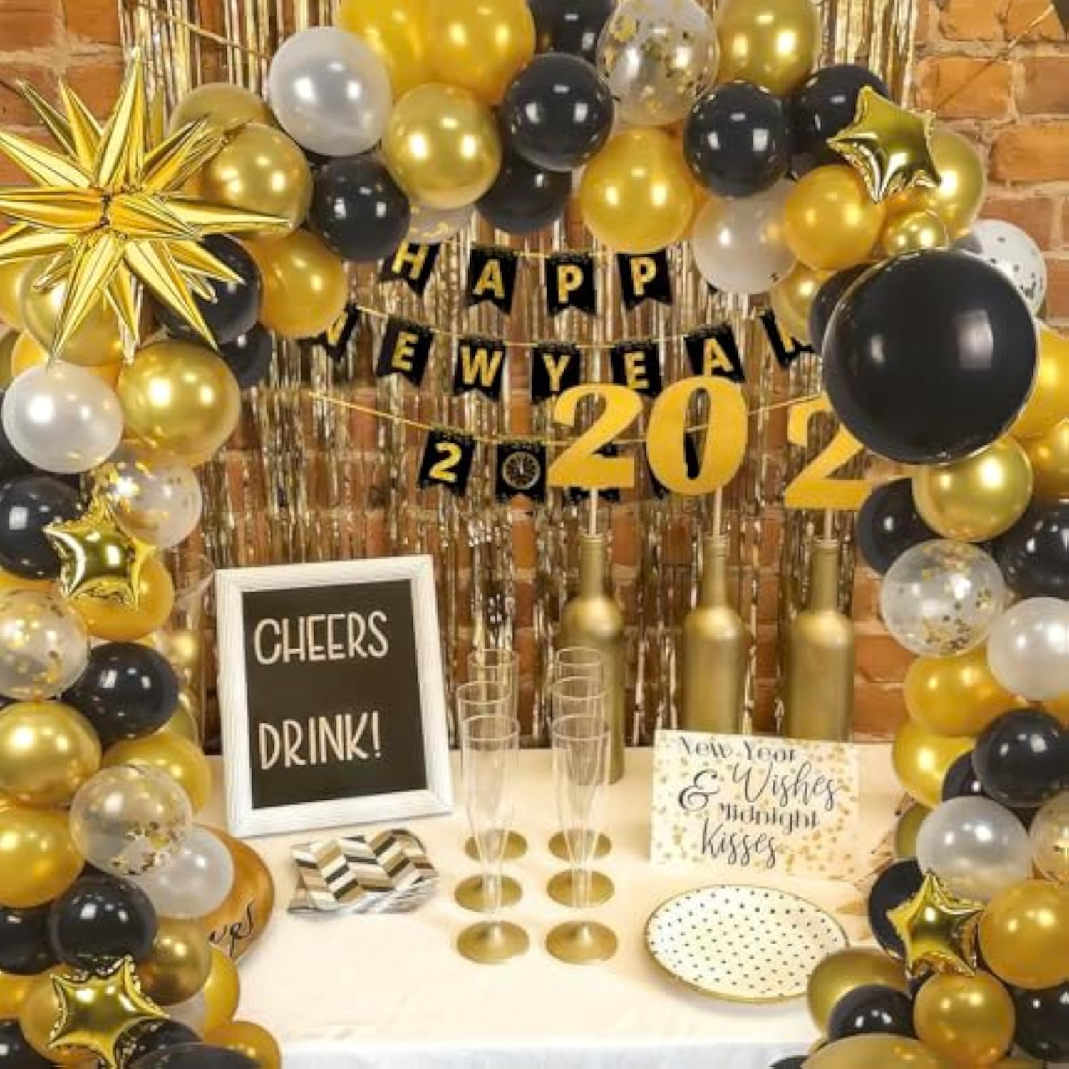 2026 New Year Balloon Arch Garland Kit Party Supplies Banner Decorations