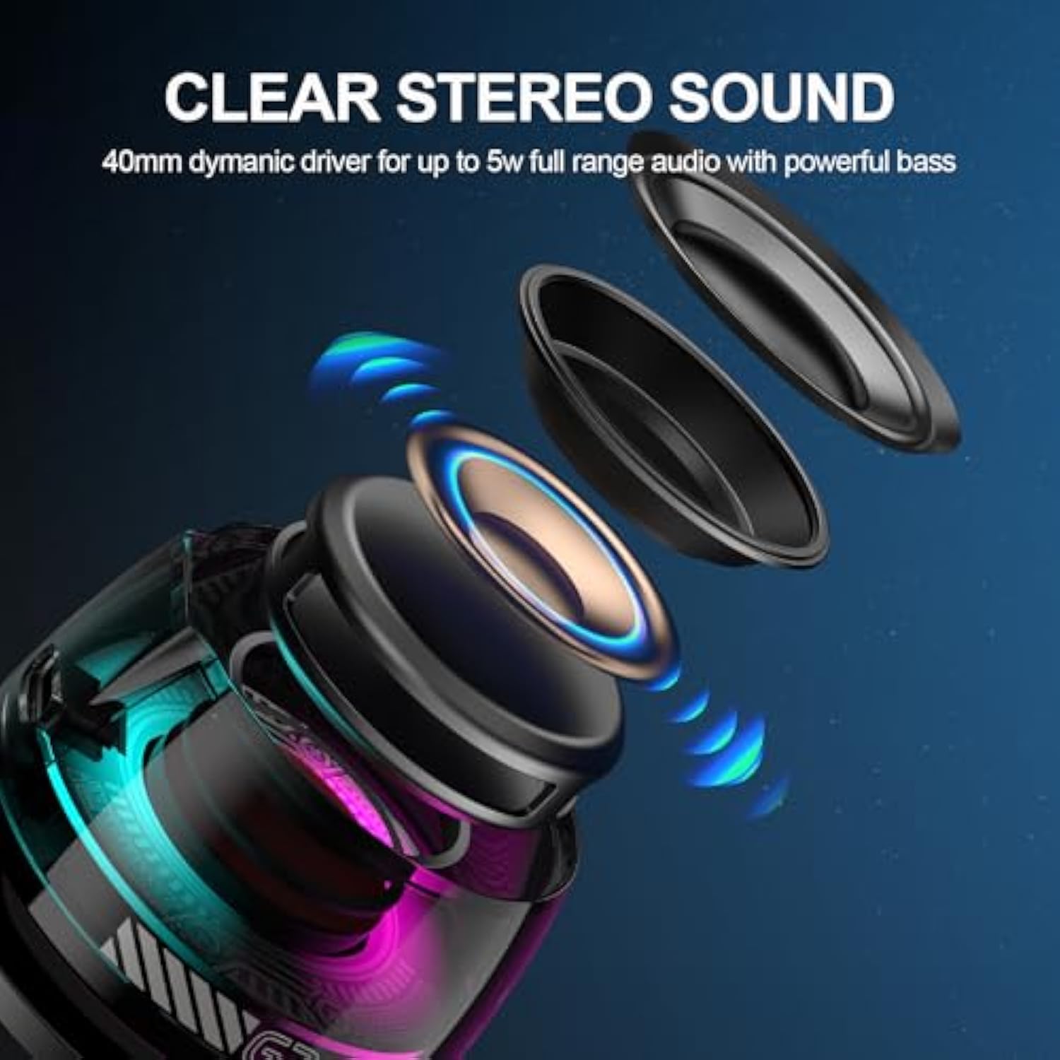 Edifier G200 Magnetic Phone Stand Bluetooth Speaker - Gift Ideas - Small Multifunctional Portable RGB Wireless Speaker with Strong Magnet for Home/Office/Travel/Fridge/Workbench/Car & Anything Metal