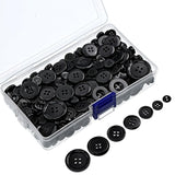 400 Pieces Buttons Round Resin Button Sewing Craft Buttons With Storag