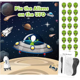 Aliens Space Party Decorations Games Pin The Aliens On The Ufo Games For Outer Space Theme Classroom Activities Birthday Party Supplies Favors