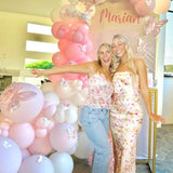 Pink Balloons Light Pink Balloons, Pink And White Clear Balloon 50Pcs 12 Inch Pink Latex Balloon For Girl Birthday Baby Shower Wedding Valentine'S Day Anniversary Party Decorations