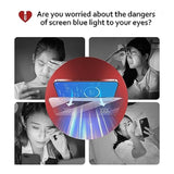 iCarez Anti-Blue Light Tempered Glass Screen Protector for iPhone 15 6.1-inches 2023 [2-Pack] Tray Installation (Case Friendly) Easy Apply