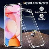 For Google Pixel 10 Case Or Google Pixel 10 Pro Case With Tempered Glass Screen Protector, Soft Flexible Tpu Slim Fit Shockproof Phone Cover For Women Men Girls Boys (Clear)