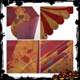 3 Pcs Carnival Decorations Circus Awning Decoration Creepy Carnival Party Decorations Circus Awning Red And White Banner Tent Concession Stand Decor For Halloween Party