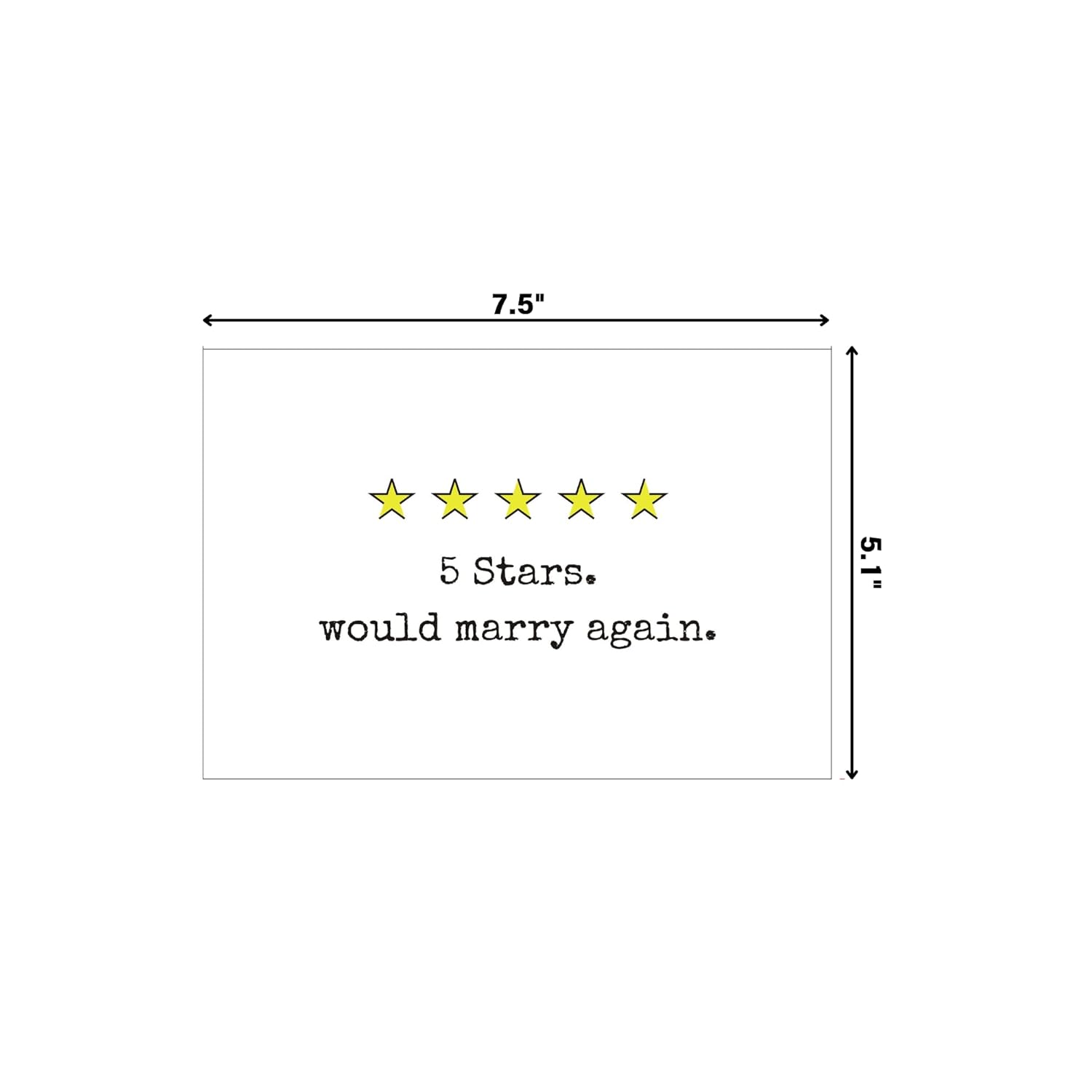 Valentines Day Cards, Anniversary Card, I Love You Card, Funny Birthday Cards For Men Husband Boyfriend, 5.2" X 7.5", Five Stars