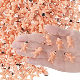 120 Pcs Plastic Babies For Games, 1 Inch Mini Babies Bulk For Baby Shower Game, Tiny Baby Figurines For My Water Broke Ice Cube Game, King Cake Babies For Party Decorations