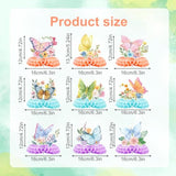 9Pcs Spring Honeycomb Table Centerpieces, Butterfly & Flower Design Honeycomb Center Pieces For Birthday Baby Shower Party Favors & Table Decor Supplies