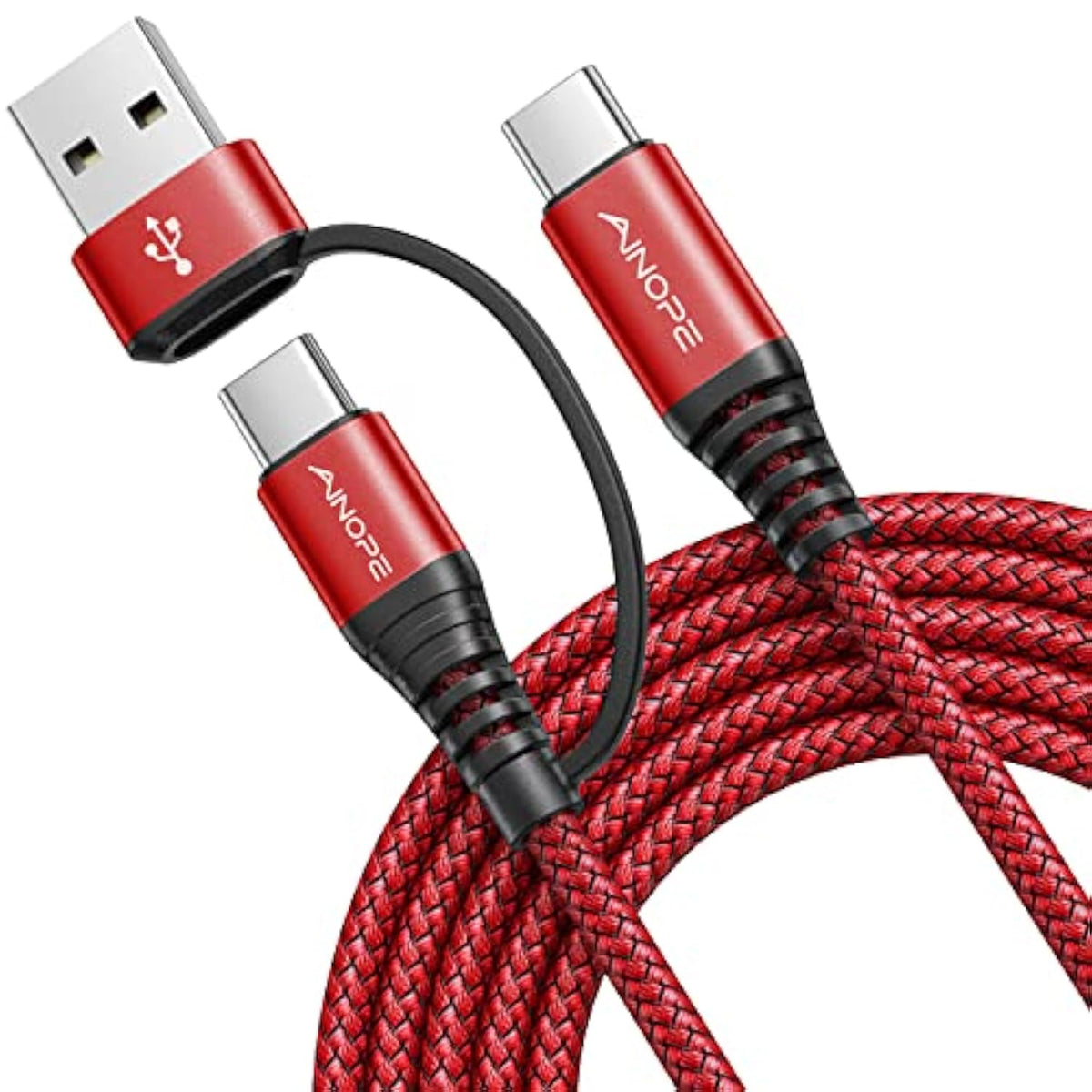 Usb C To Usb C Cable [60W,6.6Ft] New Detachable Fast Charging Usbc To Usbc Cab