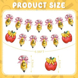 2 Pcs Bow Welcome Back Banner Coquette Back To School Party Supplies With Pencil Bow Apple Banners First Day Of School Classroom, Wedding, House, Home Decor Decorations